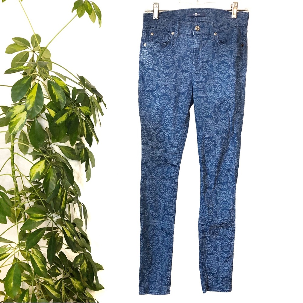 7 FOR ALL MANKIND Patterned Jeans